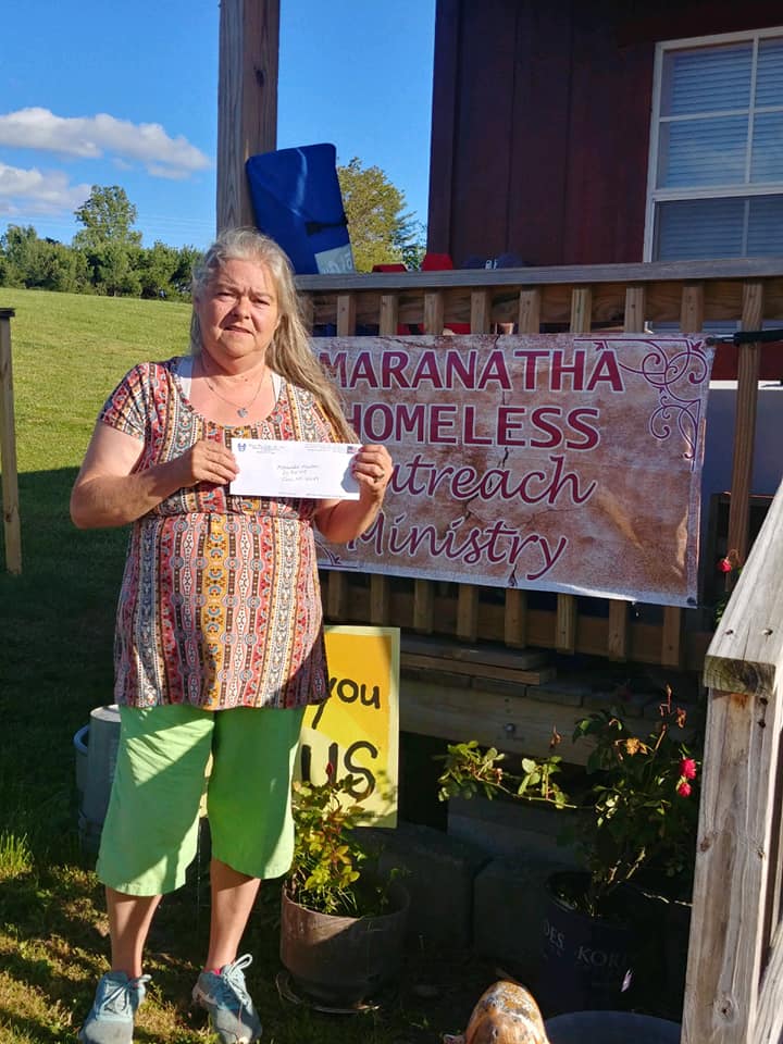 Chrissy Daughenbaugh with Maranatha Homeless Outreach Ministries